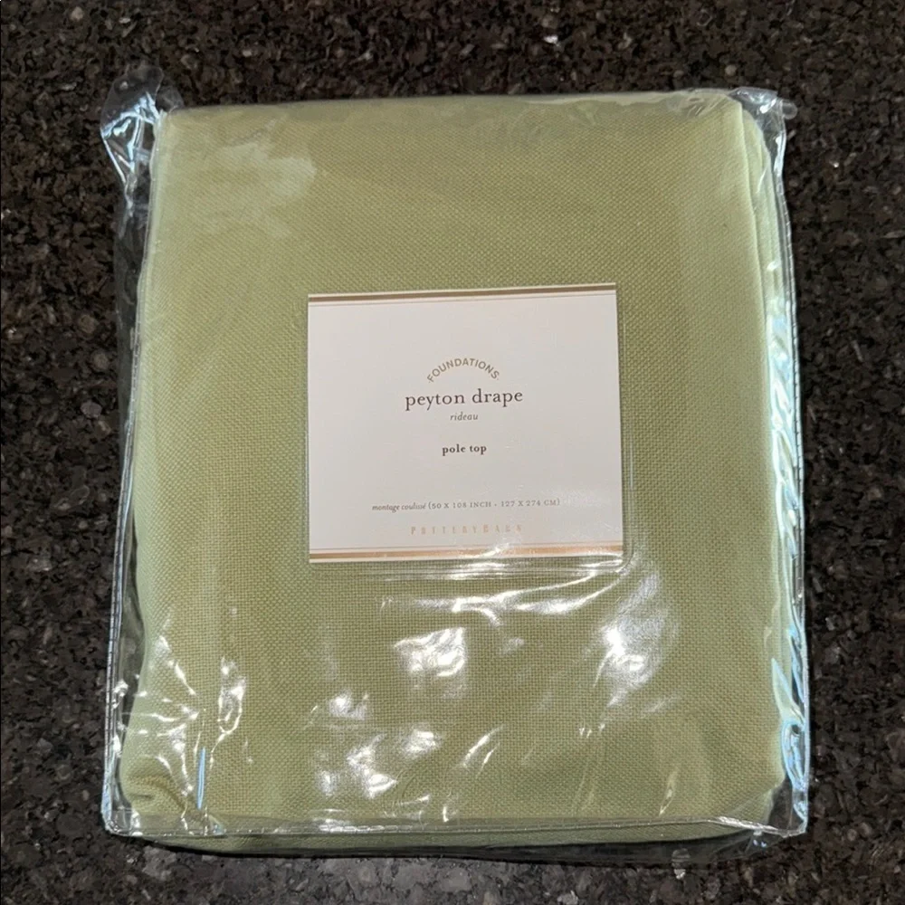NWT Pottery Barn Pole Top Peyton Drape